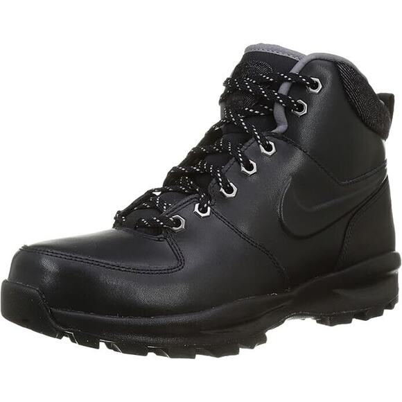 Nike Men Manoa Leather Hiking boot Size 8.5 Black Water Resistant NEW DC8892 001 - Picture 2 of 6